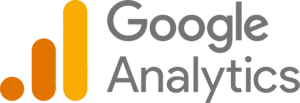 Logo Google Analytics pre meranie zisku, návštevnosti a výkonu webu.