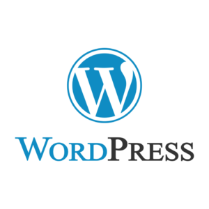 Logo platformy WordPress pre tvorbu webstránok.